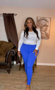 How High Stretch Jeans (Royal Blue)